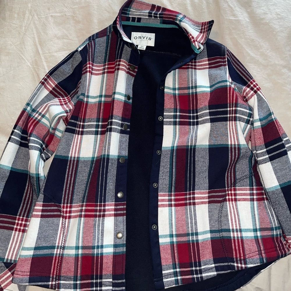 Orvis medium fleece lined jacket